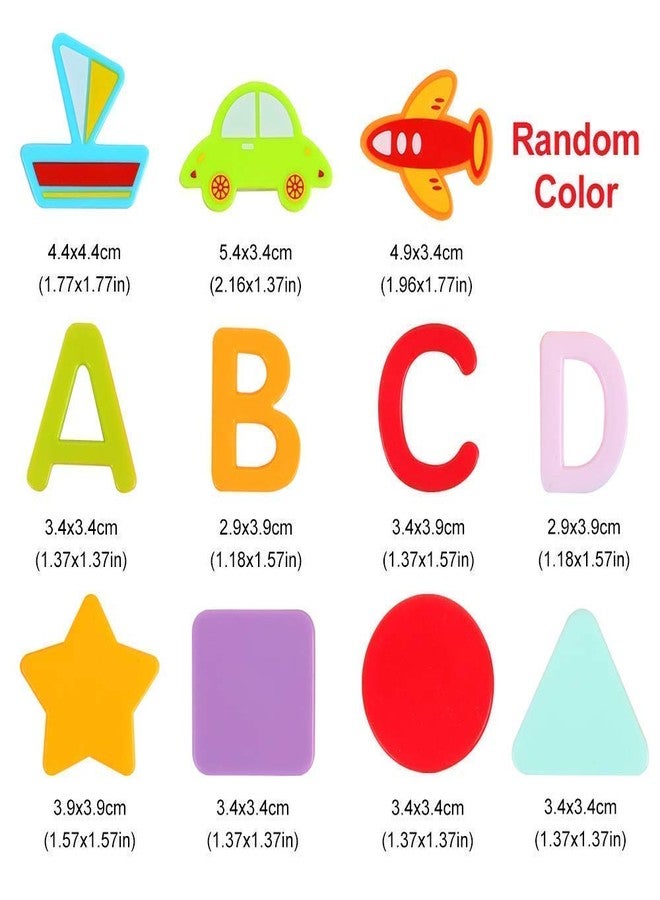 SHIPEASE مكعب أنشطة الأطفال SHIPEASE 6 في 1 يتضمن حروف ABCD، وفرز الأشكال الملونة، وساعة على شكل مركبة، ومفاتيح بيانو، وشجرة حروف الأبجدية، لعبة تعليمية للأطفال - Image 2